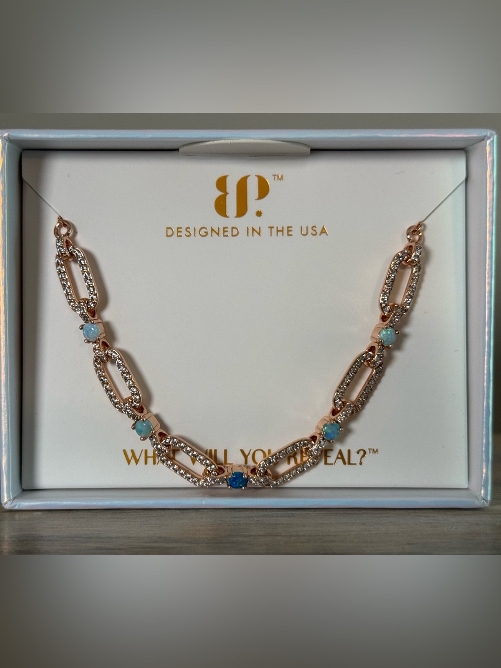 Bomb Party October Necklace “Fifth Avenue” Brand New!!!